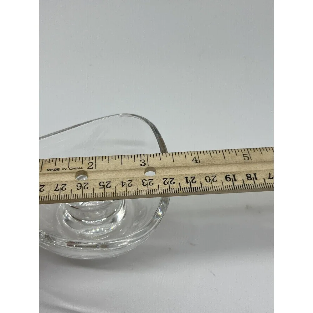 Marc Aurel Lead Crystal Candle Holders Set Of 2 Clear Germany Decor
